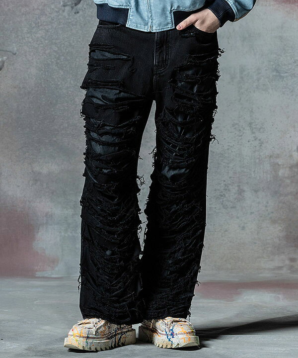 楽天市場】グラム glamb Shred Damage Denim gb0324-p03 シュレッド  