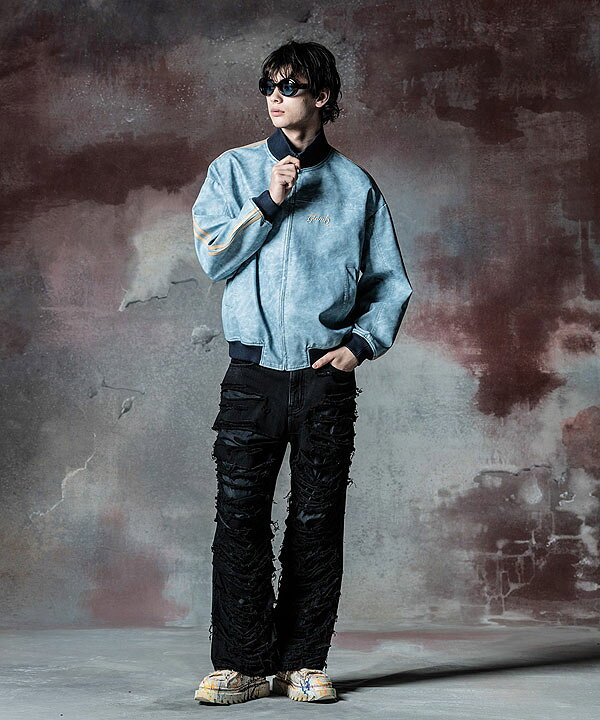 楽天市場】グラム glamb Shred Damage Denim gb0324-p03 シュレッド  