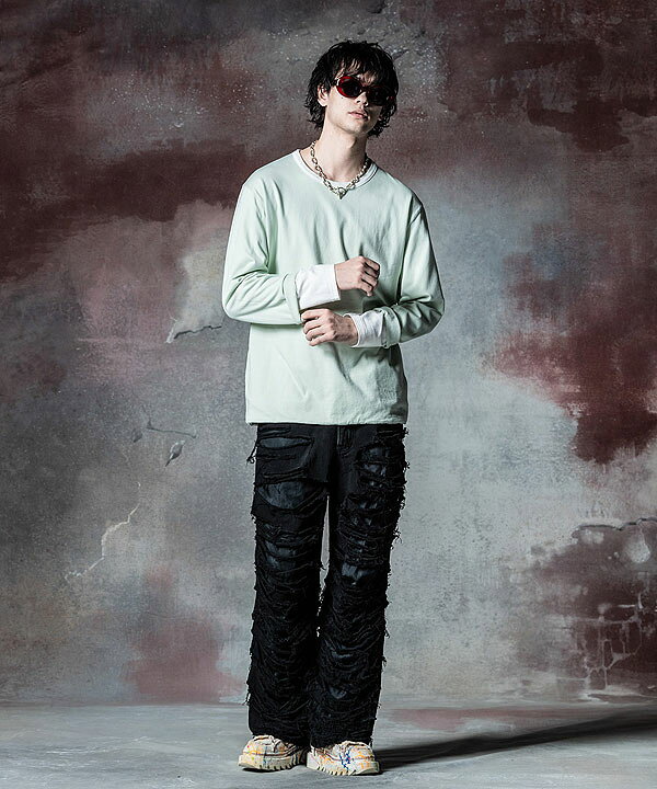 楽天市場】グラム glamb Shred Damage Denim gb0324-p03 シュレッド  