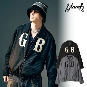 �O���� glamb Stripe Coach Jacket gb0425-jkt11 �X�g���C�v�R�[�`�W���P�b�g �W���P�b�g ��������