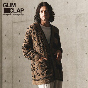 �O�����N���b�v GLIMCLAP Mole sweater asymmetry design cardigan 13-202-gla-cc �����Y �J�[�f�B�K�� ��������