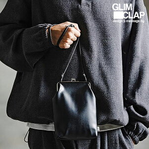 2026 �H�~ 1st ��s�\�� 7�����{�`8����{���ח\�� �O�����N���b�v GLIMCLAP Synthetic Leather Kiss-Lock Bag 211-025-gla-cg �����Y �~�j�o�b�O �������� �L�����Z���s��