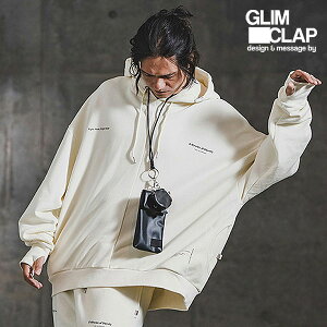 2025 �H�~ 2nd ��s�\�� 10�����{�`���{���ח\�� �O�����N���b�v GLIMCLAP Point Graphic Sweat Hoodie 192-057-gla-cf �����Y �p�[�J�[ �������� �L�����Z���s��