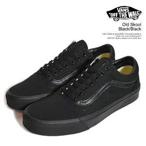 �o���Y VANS Old Skool Black/Black vn000d3hbka �����Y �X�j�[�J�[ �I�[���h�X�N�[�� �V���[�Y ���@���Y �������� �X�g���[�g