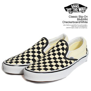 �o���Y VANS Classic Slip-On Blk&Wht Checkerboard/White vn000eyebww �����Y �X�j�[�J�[ �V���[�Y �X���b�|�� ���@���Y �`�F�b�J�[�� �������� �X�g���[�g