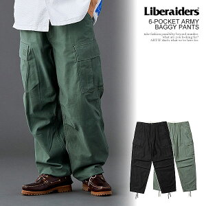 ���x���C�_�[�X Liberaiders 6-POCKET ARMY BAGGY PANTS 737072601 �����Y �p���c �J�[�S�p���c �o�M�[�J�[�S BDU�p���c �������� �X�g���[�g