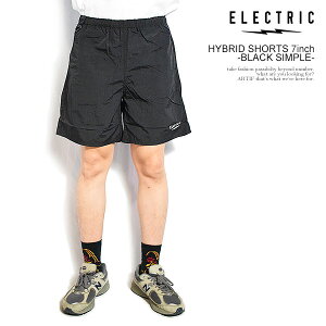 �G���N�g���b�N ELECTRIC HYBRID SHORTS 7inch -BLACK SIMPLE- e26sp09s �����Y �p���c �V���[�g�p���c �n�C�u���b�h�V���[�c �A�E�g�h�A ���W���[ �������� �X�g���[�g