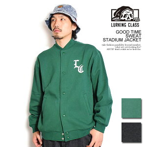 30��OFF SALE �Z�[�� ���[�L���O�N���X LURKING CLASS GOOD TIME SWEAT STADIUM JACKET st24fj02 �����Y �W���P�b�g �X�^�W���� SKETCHY TANK �A�[�g���[�N �������� �X�g���[�g