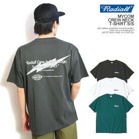 ラディアル RADIALL MYCOM - CREW NECK T-SHIRT S/S rad-24ss-tee009 radiall メンズ Tシャツ 半袖 クルーネック 送料無料 ストリート