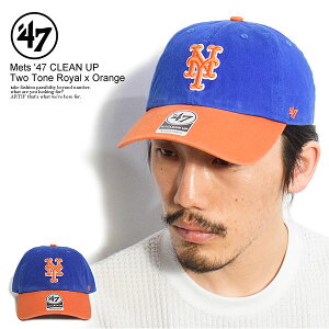 �t�H�[�e�B�[�Z�u�� '47 Mets '47 CLEAN UP Two Tone Royal x Orange rgw16gwspr ���f�B�[�X �����Y �X�q �L���b�v ���[�L���b�v �J�[�u�L���b�v ���b�c �N���[���i�b�v �X�g���[�g
