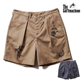 ソフトマシーン SOFTMACHINE SCRAWL SHORTS(SHORT PANTS) soft24ss-scrsp メンズ ショートパンツ 送料無料