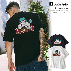 30��OFF SALE �Z�[�� �T�u�T�G�e�B SUBCIETY innocence tee 150-40019 subciety �����Y T�V���c ���� ����T�V���c �s���i�b�v �������� �X�g���[�g