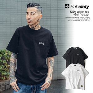 30��OFF SALE �Z�[�� �T�u�T�G�e�B SUBCIETY USA cotton tee -Goin' crazy- 101-40080 subciety �����Y T�V���c ���� �w�r�[�I���X �������� �X�g���[�g