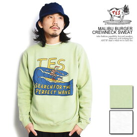 エンドレスサマー The Endless Summer TES MALIBU BURGER CREWNECK SWEAT fh-23374317 メンズ スウェット トレーナー クルーネック 送料無料 ストリート