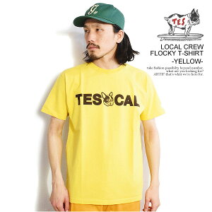 �G���h���X�T�}�[ The Endless Summer TES LOCAL CREW FLOCKY T-SHIRT -YELLOW- fh-23574312y �����Y T�V���c ���� TES US�R�b�g�� �������� �X�g���[�g
