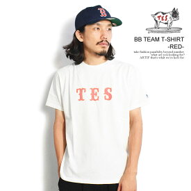 エンドレスサマー The Endless Summer TES BB TEAM T-SHIRT -RED- ft-23574361r メンズ Tシャツ 半袖 TES USコットン 送料無料 ストリート
