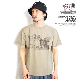 エンドレスサマー The Endless Summer TES VINTAGE 4BUHI T-SHIRT -GREIGE- fh-24574337g メンズ Tシャツ 半袖 TES USコットン 送料無料 ストリート