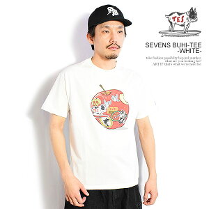 �G���h���X�T�}�[ The Endless Summer TES SEVENS BUHI-TEE -WHITE- fh-26574321w �����Y T�V���c ���� TES US�R�b�g�� �������� �X�g���[�g