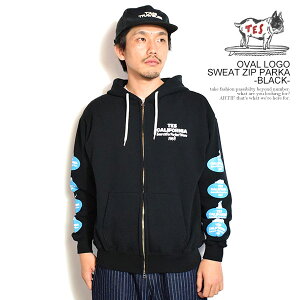 �G���h���X�T�}�[ The Endless Summer TES OVAL LOGO SWEAT ZIP PARKA -BLACK- fh-26374301b �����Y �p�[�J�[ �W�b�v�p�[�J�[ TES �������� �X�g���[�g