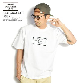 トウキョウサンドウィッチクラブ TOKYO SANDWICH CLUB T.S.C-LOGO B.S.T -WHITE- tsc-21-0001 レディース メンズ Tシャツ 半袖 送料無料 ストリート