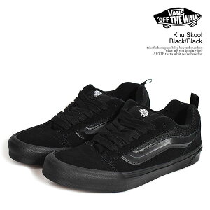 ���@���Y VANS Knu Skool Black/Black vn0009qcbka �����Y �X�j�[�J�[ �j���[�X�N�[�� �V���[�Y �X�P�[�g�V���[�Y �o���Y �������� �X�g���[�g