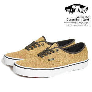 @Y VANS Authentic Denim Burnt Gold vn000d7yemj Y Xj[J[ oY V[Y I[ZeBbN  Xg[g