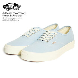 30％OFF SALE セール バンズ VANS Authentic (Eco Theory) Winter Sky/Natural vn0a5hzs9fr メンズ スニーカー 靴 シューズ オーセンティック エコセオリー 送料無料 ストリート 正規品・正規取扱店