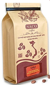 【ベトナムコーヒー】【DAK　LAKコーヒー黄】（500gr袋）　南ベトナムの屈指の熱さで有名なDAK LAK県産　ほろ苦味タイプ　成分は90%robusta 10% arabica【サンライズコーヒー】（受注後取り寄せ品）