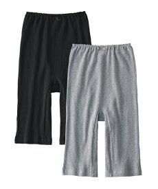 オーガニックコットン 綿100％ オーガニックコットン100％ 5分丈ショーツ 2枚組 綿100%ショーツ 2枚セット レディース 女性 下着 綿 コットン 大きいサイズ 深履き ハイウエスト レディースショーツ パンツ 5分丈 綿100 【綿と暮らす】ニッセン