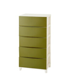 タンス チェスト 引き出し 日本製 カラー が選べる樹脂 幅34cmー54cm サンドホワイト〜ブラウン 幅54cm 5段 衣類収納 ニッセン nissen