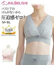 下着・インナー(マタニティ・授乳・産後) 大きいサイズ ママ 犬印本舗 産前・産後 ママと共同開発クロスオープン 授乳 ハーフトップ マタニティ ニッセン nissen