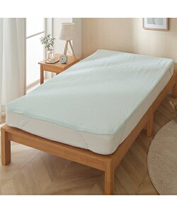 【店内全品対象★15%OFFクーポン★今すぐ使える→10/27 10:59まで】防水シーツ パッド おねしょ 子供 寝具 インテリア ブルー 3人用 200cm おねしょ対策 子供用 介護 ペット用 ニッセン nissen