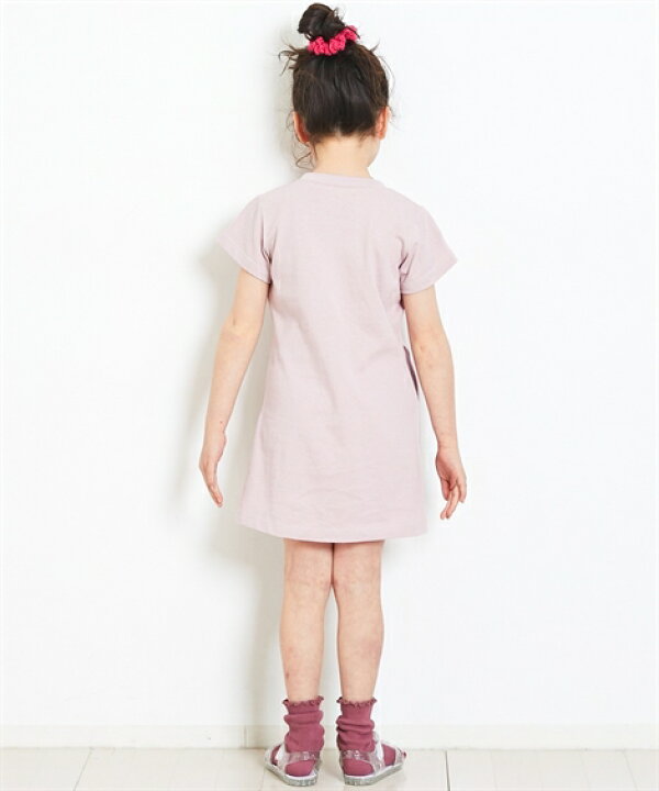 楽天市場 ワンピース キッズ 女の子 綿100 ポケット付き プリント 子供服 ジュニア服 イエロー スモーキーブルー ネイビー ラベンダー 身長100 110 1 130cm ニッセン Nissen ニッセン 楽天市場店