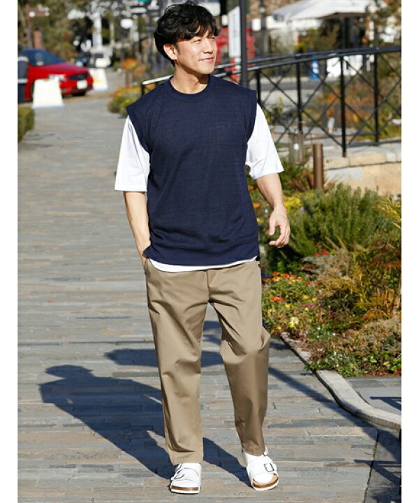 楽天市場 ベスト メンズ 2点セット ニット 裾ラウンド 5分袖 Tシャツ ネイビー オフホワイト ベージュ オフホワイト 3l 10l ニッセン Nissen ニッセン 楽天市場店 楽天市場 ベスト メンズ 2点セット ニット 裾ラウンド 5分袖 Tシャツ ネイビー オフホワイト ベージュ オフホワイト 3l 10l ニッセン Nissen ニッセン 楽天市場店