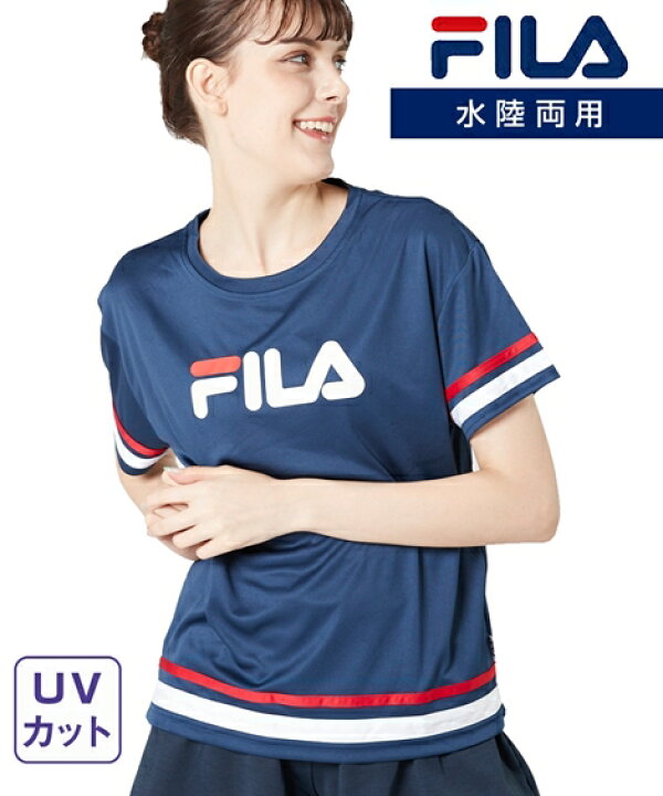 楽天市場 スポーツウェア トップス レディース Fila 水陸両用 Uvカット ゆったり ロゴ Tシャツ ネイビー ホワイト レッド S M L ニッセン Nissen ニッセン 楽天市場店 楽天市場 スポーツウェア トップス レディース Fila 水陸両用 Uvカット ゆったり ロゴ Tシャツ ネイビー ホワイト レッド S M L ニッセン Nissen ニッセン 楽天市場店