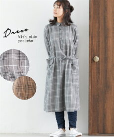 楽天市場 チェック柄 ワンピース レディースファッション の通販