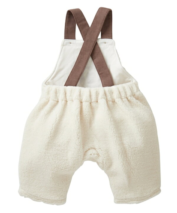 楽天市場 ロンパース ベビー ディズニー あったかボア サロペット 子供服 男の子 女の子 ベビー服 冬 オフ ブラウン 身長70 80cm ニッセン Nissen ニッセン 楽天市場店