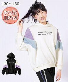 楽天市場 あったか裏起毛 ロゴ刺しゅう切替トレーナーの通販