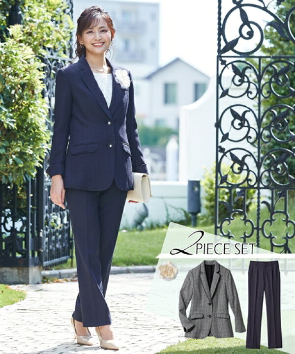 フォーマル レディース ジャケット スーツ ネイビー ワンピース 入園 入学 卒園 卒業式 洗えるネイビーアンサンブルスーツ 新登場 スーツ