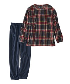 パジャマ レディース 冬 上下セット フリース ルームウェア 部屋着 暖かい セットアップ 秋冬 S M L 杢グレー 紺 ボルドー ニッセン nissen