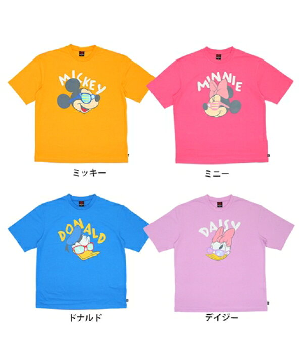 楽天市場 Tシャツ カットソー レディース Babydoll 親子お揃い ディズニー レンチキュラー 6539a デイジー ドナルド ミッキー ミニー S M L Ll ニッセン Nissen ニッセン 楽天市場店