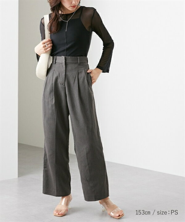 未使用品 ナラ Nala wide leg pants ワイドパンツ イージーパンツ S  
