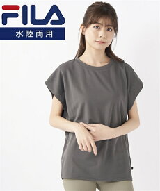 スポーツウェア トップス FILA レディース 水陸両用2重袖フレンチ Tシャツ 313-234 313-234-0 サックス/チャコールグレー/ピンク/ホワイト S/M/L/LL トレーニング フィットネス 運動 ジム ニッセン nissen