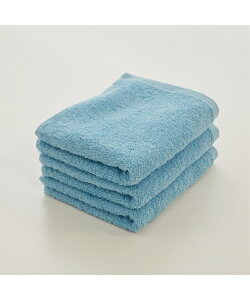 【店内全品対象★15%OFFクーポン★今すぐ使える→10/27 10:59まで】フェイスタオル Dailycolor 中厚手 同色 3枚セット アーモンドベージュ〜フレッシュピンク 約 34×80cm 吸水 ニッセン nissen