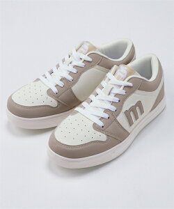 スニーカー 大きいサイズ レディース ゆったり幅広 moz モズ 軽量 レース アップ ワイズ4E グレージュ/ワイン/黒 23.0〜23.5/24.0〜24.5cm 靴 シューズ ニッセン nissen