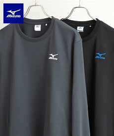 スポーツウェア トップス MIZUNO メンズ スウェット シャツ K2JCA555 ユニセックス あり オンブルブルー/ブラック M/L/LL トレーニング フィットネス 運動 ジム ニッセン nissen