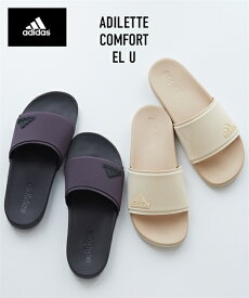 adidas レディース ADILETTE COMFORT EL U 靴 シューズ オーロラブラック×コアブラック/クリスタルサンド 22.5/23.5/24.5/25.5cm ニッセン nissen