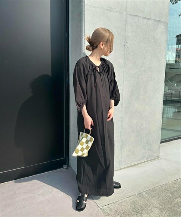 楽天市場】ワンピース ロング丈 マキシ丈 レディース 七分袖 リネン  