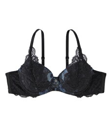 ブラジャー MTF エアリーフラワー プリント MTF脇高 トランスジェンダー インナー 下着 オフ白/ブラック A85/A90/A95/A100/A105 ニッセン nissen