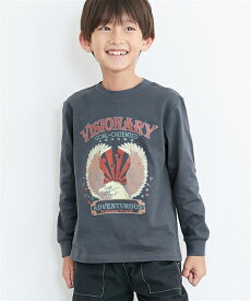【店内全品対象★25%OFFクーポン配布中★先着1,500名限定 7/19 20時開始】トップス・チュニック Tシャツ 子供服 キッズ 綿100％ はだキュン プリント 男の子 女の子 春 秋 トップス カットソー オフホワイト〜黒 ロゴ＆モチーフ 身長100〜160cm ニッセン nissen
